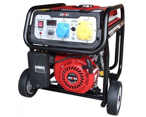 Бензиновий рамний генератор Senci SC3250W-II 2,8 кВт з колесами Бензиновий рамний генератор Senci SC3250W-II 2,8 кВт з колесами