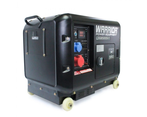 Дизельний 3-фазний генератор Warrior LDG6500SV3 5.5 кВ Дизельний 3-фазний генератор Warrior LDG6500SV3 5.5 кВ