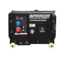 Дизельний 3-фазний генератор Warrior LDG6500SV3WRC 5.5кВ з бездротовим пультом дистанційного керування