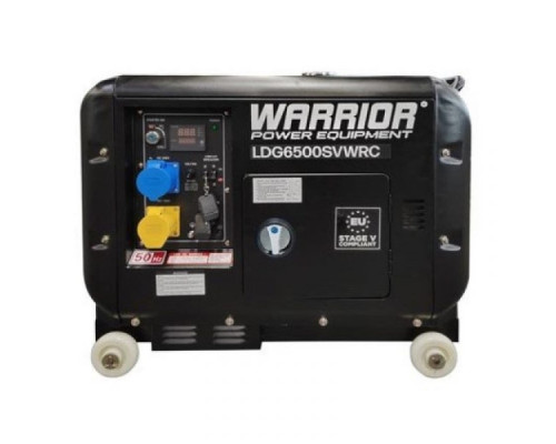 Дизельний генератор Warrior LDG6500SVWRC 5500 Вт з бездротовим пультом дистанційного керування Дизельний генератор Warrior LDG6500SVWRC 5500 Вт з бездротовим пультом дистанційного керування